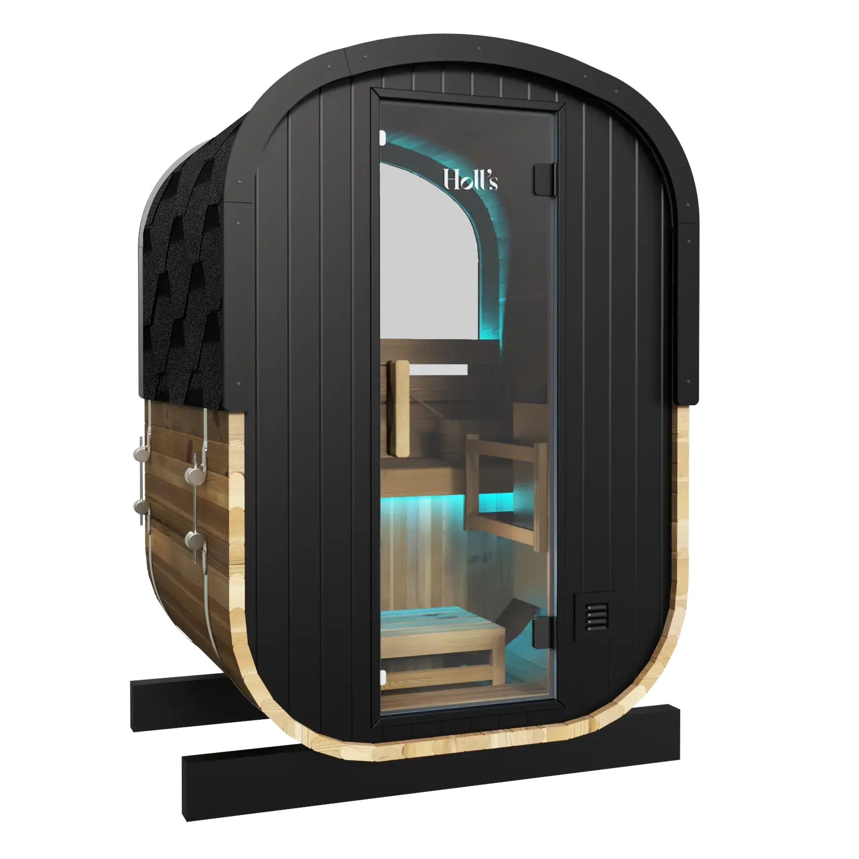 Holl's Cocoon outdoor steam sauna at ICEO