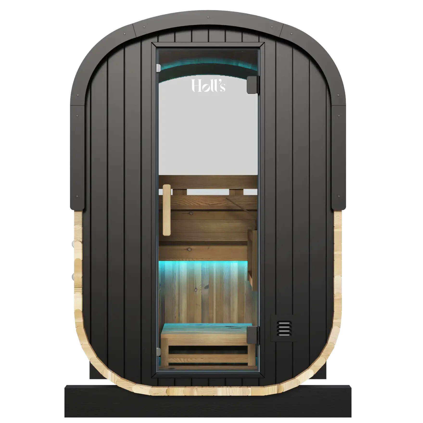 Holl's Cocoon outdoor steam sauna at ICEO