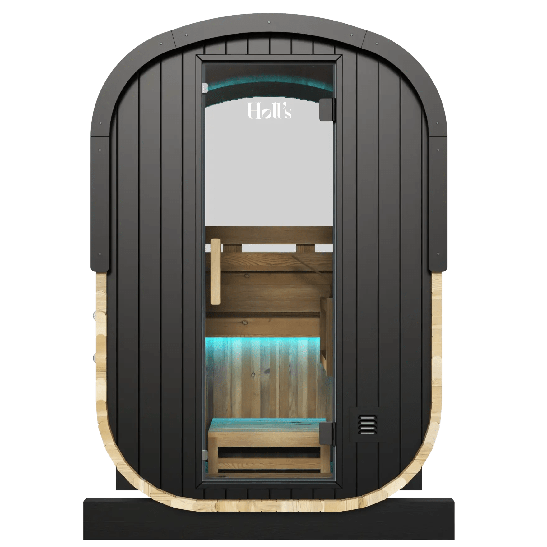 Holl's Cocoon outdoor steam sauna at ICEO